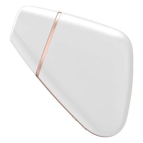 Wibrator z masażerem powietrznym - Satisfyer Love Triangle White Satisfyer Wibrator z masażerem powietrznym - Satisfyer Love Triangle White Satisfyer