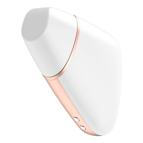 Wibrator z masażerem powietrznym - Satisfyer Love Triangle White Satisfyer Wibrator z masażerem powietrznym - Satisfyer Love Triangle White Satisfyer