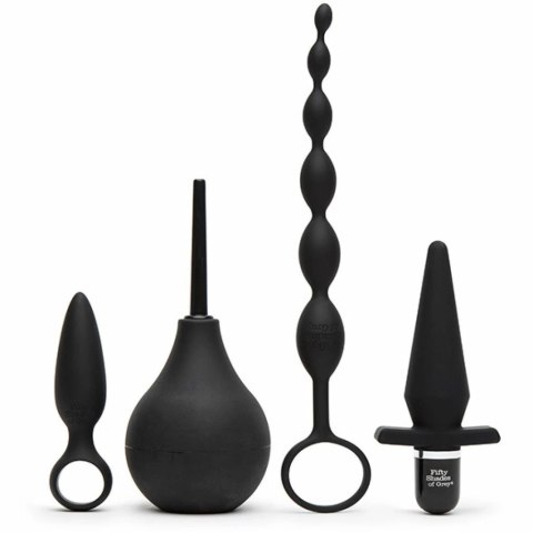 Zestaw akcesoriów - Fifty Shades of Grey Pleasure Overload Starter Anal Kit (4 piece kit) Fifty Shades of Grey Zestaw akcesoriów - Fifty Shades of Grey Pleasure Overload Starter Anal Kit (4 piece kit) Fifty Shades of Grey
