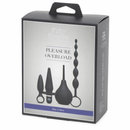Zestaw akcesoriów - Fifty Shades of Grey Pleasure Overload Starter Anal Kit (4 piece kit) Fifty Shades of Grey