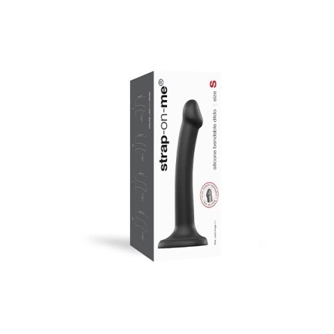 Dildo - Strap-On-Me Dual Density Bendable Dildo Black S Strap-On-Me Dildo - Strap-On-Me Dual Density Bendable Dildo Black S Strap-On-Me