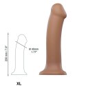 Dildo - Strap-On-Me Dual Density Bendable Dildo Caramel XL Strap-On-Me
