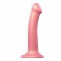 Dildo - Strap-On-Me Mono Density Dildo Metallic Shine Old Rose Strap-On-Me