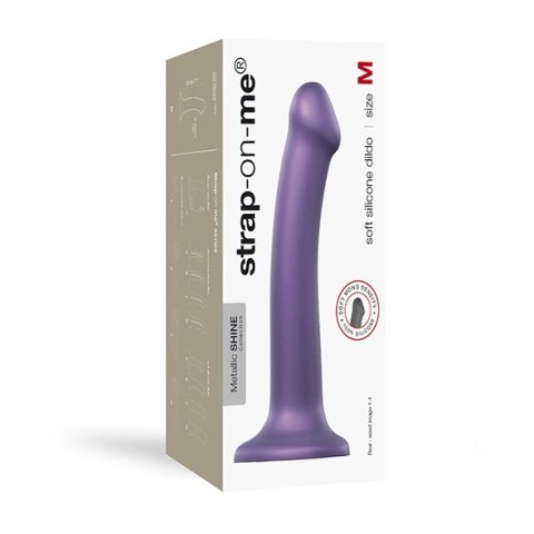 Dildo - Strap-On-Me Mono Density Dildo Metallic Shine Purple Strap-On-Me Dildo - Strap-On-Me Mono Density Dildo Metallic Shine Purple Strap-On-Me