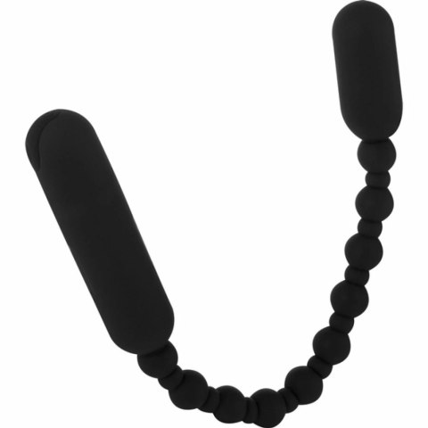 Koraliki analne wibrujące - PowerBullet Booty Beads Black PowerBullet