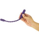 Koraliki analne wibrujące - PowerBullet Booty Beads Purple PowerBullet