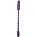 Koraliki analne wibrujące - PowerBullet Booty Beads Purple PowerBullet