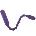 Koraliki analne wibrujące - PowerBullet Booty Beads Purple PowerBullet