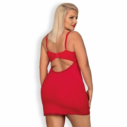 Koszulka - Obsessive Jolierose Chemise & Thong Red XXL Obsessive Koszulka - Obsessive Jolierose Chemise & Thong Red XXL Obsessive
