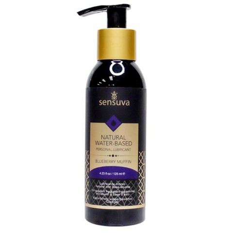 Lubrykant - Sensuva Natural Water-Based Blueberry Muffin 125 ml Sensuva Lubrykant - Sensuva Natural Water-Based Blueberry Muffin 125 ml Sensuva