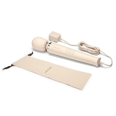 Masażer - Le Wand Plug-In Massager Cream Le Wand Masażer - Le Wand Plug-In Massager Cream Le Wand