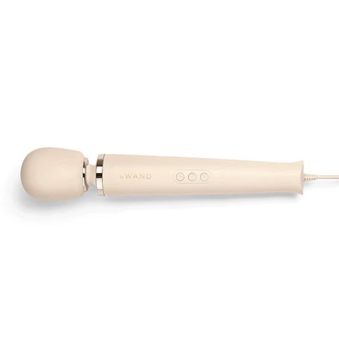 Masażer - Le Wand Plug-In Massager Cream Le Wand Masażer - Le Wand Plug-In Massager Cream Le Wand