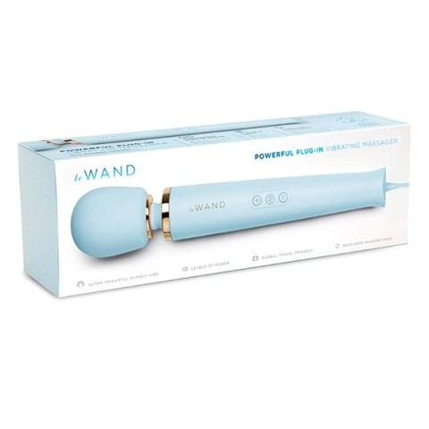 Masażer - Le Wand Plug-In Massager Sky Blue Le Wand Masażer - Le Wand Plug-In Massager Sky Blue Le Wand