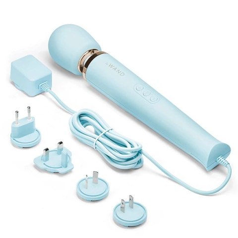 Masażer - Le Wand Plug-In Massager Sky Blue Le Wand Masażer - Le Wand Plug-In Massager Sky Blue Le Wand