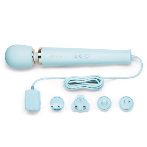 Masażer - Le Wand Plug-In Massager Sky Blue Le Wand Masażer - Le Wand Plug-In Massager Sky Blue Le Wand