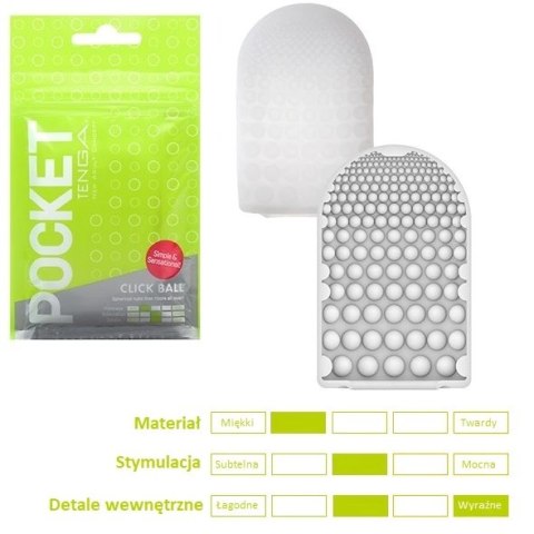Masturbator - Tenga Pocket Stroker Click Ball Tenga Masturbator - Tenga Pocket Stroker Click Ball Tenga