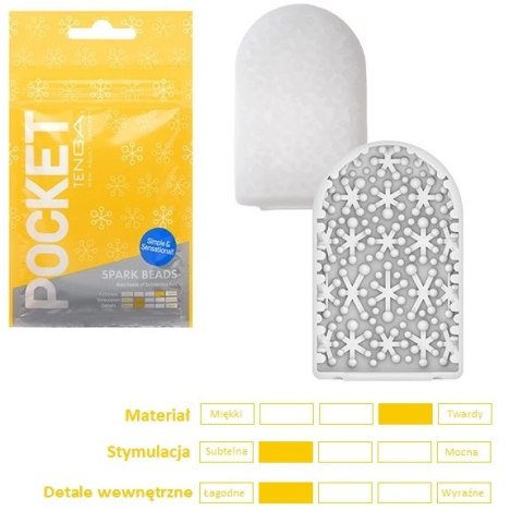 Masturbator - Tenga Pocket Stroker Spark Beads Tenga Masturbator - Tenga Pocket Stroker Spark Beads Tenga