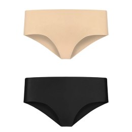 Niewidzialne majtki - Bye Bra Invisible Hipster (Nude & Black 2-Pack) XL Bye Bra