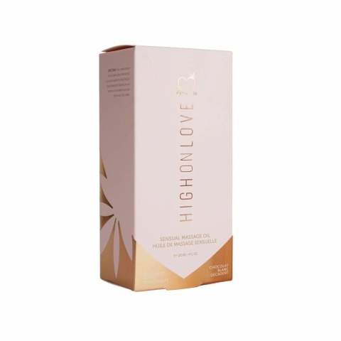 Olejek do masażu - HighOnLove Massage Oil Decadent White Chocolate 120 ml HighOnLove Olejek do masażu - HighOnLove Massage Oil Decadent White Chocolate 120 ml HighOnLove