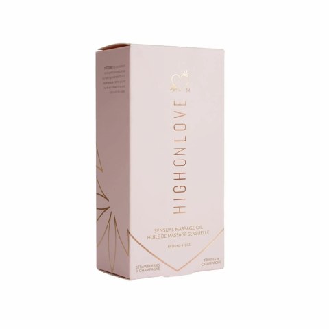 Olejek do masażu - HighOnLove Massage Oil Strawberries & Champagne 120 ml HighOnLove Olejek do masażu - HighOnLove Massage Oil Strawberries & Champagne 120 ml HighOnLove