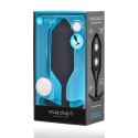 Plug analny - B-Vibe Snug Plug 6 Black B-Vibe