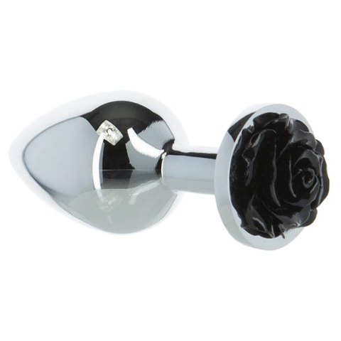 Plug analny - Lux Active Metal Butt Plug Black Rose Lux Active Plug analny - Lux Active Metal Butt Plug Black Rose Lux Active