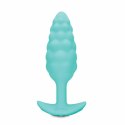 Plug analny wibrujący - B-Vibe Texture Plug Bump Mint B-Vibe