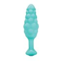 Plug analny wibrujący - B-Vibe Texture Plug Bump Mint B-Vibe