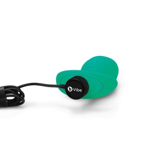 Plug analny wibrujący - B-Vibe Texture Plug Twist Green B-Vibe Plug analny wibrujący - B-Vibe Texture Plug Twist Green B-Vibe