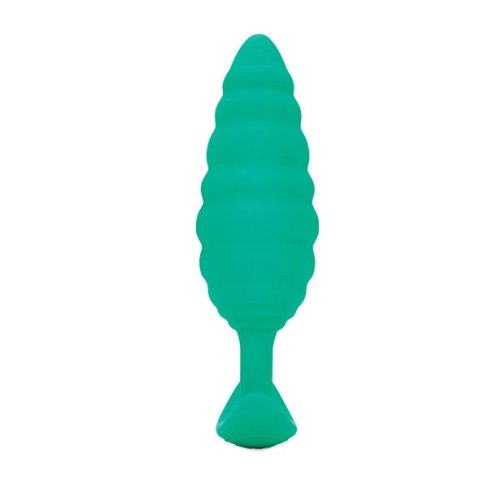 Plug analny wibrujący - B-Vibe Texture Plug Twist Green B-Vibe Plug analny wibrujący - B-Vibe Texture Plug Twist Green B-Vibe