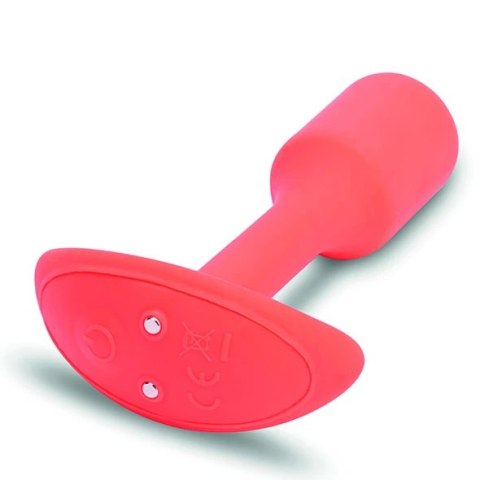 Plug analny wibrujący - B-Vibe Vibrating Snug Plug 1 Orange B-Vibe Plug analny wibrujący - B-Vibe Vibrating Snug Plug 1 Orange B-Vibe