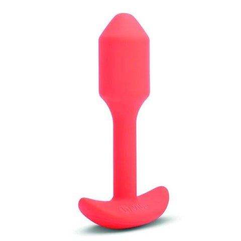 Plug analny wibrujący - B-Vibe Vibrating Snug Plug 1 Orange B-Vibe Plug analny wibrujący - B-Vibe Vibrating Snug Plug 1 Orange B-Vibe