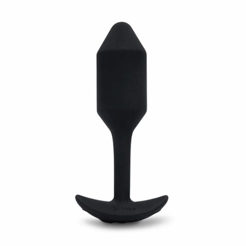 Plug analny wibrujący - B-Vibe Vibrating Snug Plug 2 Black B-Vibe