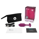 Plug analny wibrujący - B-Vibe Vibrating Snug Plug 2 Rose B-Vibe