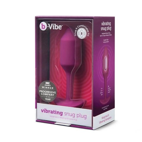 Plug analny wibrujący - B-Vibe Vibrating Snug Plug 2 Rose B-Vibe Plug analny wibrujący - B-Vibe Vibrating Snug Plug 2 Rose B-Vibe