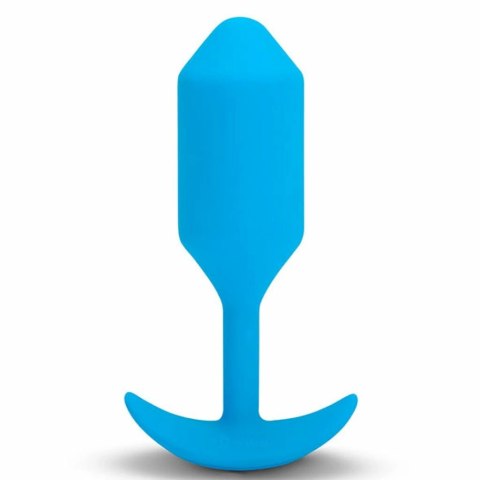 Plug analny wibrujący - B-Vibe Vibrating Snug Plug 3 Blue B-Vibe Plug analny wibrujący - B-Vibe Vibrating Snug Plug 3 Blue B-Vibe