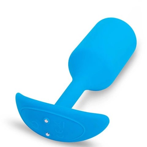 Plug analny wibrujący - B-Vibe Vibrating Snug Plug 3 Blue B-Vibe Plug analny wibrujący - B-Vibe Vibrating Snug Plug 3 Blue B-Vibe