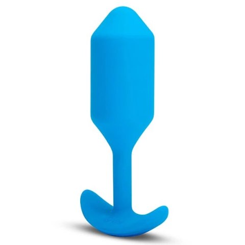 Plug analny wibrujący - B-Vibe Vibrating Snug Plug 3 Blue B-Vibe Plug analny wibrujący - B-Vibe Vibrating Snug Plug 3 Blue B-Vibe