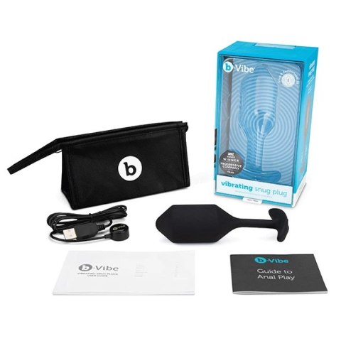 Plug analny wibrujący - B-Vibe Vibrating Snug Plug 4 Black B-Vibe Plug analny wibrujący - B-Vibe Vibrating Snug Plug 4 Black B-Vibe