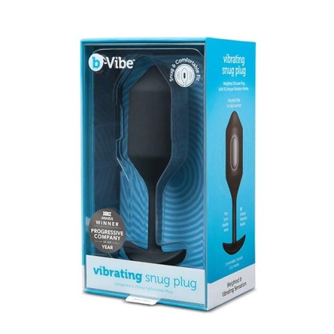 Plug analny wibrujący - B-Vibe Vibrating Snug Plug 4 Black B-Vibe Plug analny wibrujący - B-Vibe Vibrating Snug Plug 4 Black B-Vibe