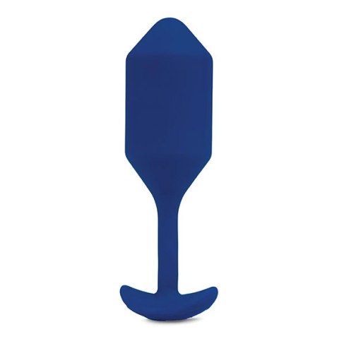 Plug analny wibrujący - B-Vibe Vibrating Snug Plug 4 Navy B-Vibe Plug analny wibrujący - B-Vibe Vibrating Snug Plug 4 Navy B-Vibe