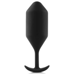Plug analny wibrujący - B-Vibe Vibrating Snug Plug 5 Black B-Vibe