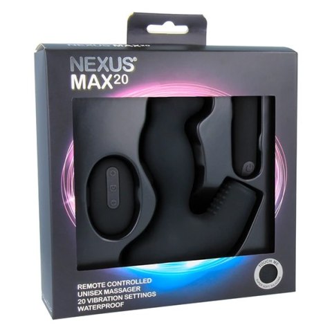 Plug analny wibrujący - Nexus Max 20 Black Nexus Plug analny wibrujący - Nexus Max 20 Black Nexus