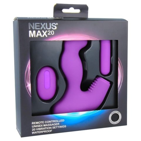 Plug analny wibrujący - Nexus Max 20 Purple Nexus Plug analny wibrujący - Nexus Max 20 Purple Nexus