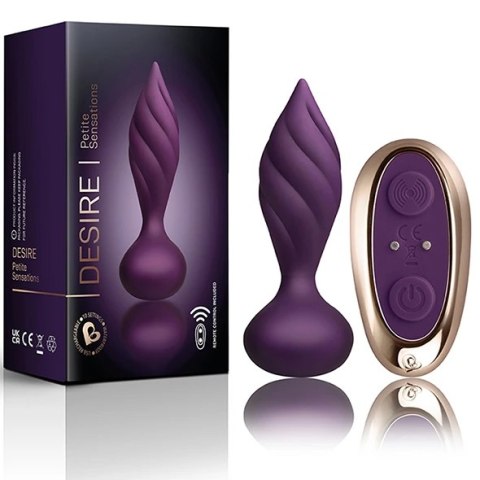 Plug analny wibrujący - Rocks-Off Petite Sensations Desire Purple Rocks-Off Plug analny wibrujący - Rocks-Off Petite Sensations Desire Purple Rocks-Off