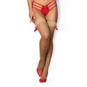 Pończochy - Obsessive S808 Stockings Beige L/XL Obsessive