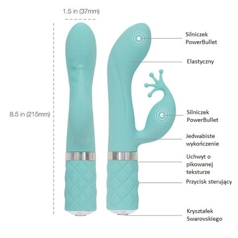 Wibrator - Pillow Talk Kinky Teal Pillow Talk Wibrator - Pillow Talk Kinky Teal Pillow Talk