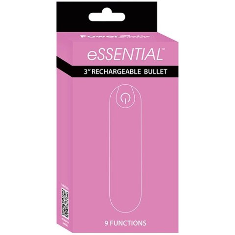 Wibrator - PowerBullet Essential with Case Pink PowerBullet Wibrator - PowerBullet Essential with Case Pink PowerBullet