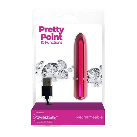 Wibrator - PowerBullet Pretty Point Pink PowerBullet Wibrator - PowerBullet Pretty Point Pink PowerBullet