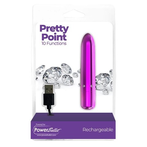 Wibrator - PowerBullet Pretty Point Purple PowerBullet Wibrator - PowerBullet Pretty Point Purple PowerBullet